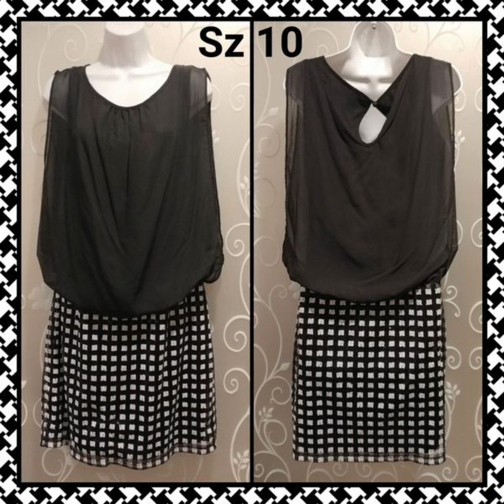 WOMENS RETRO CHIC DRESS SIZE 10